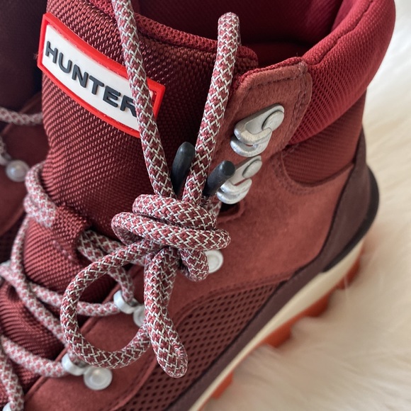 OFFER 🎁 Hunter Explorer Mid Lace Boot Women’s 7 - Picture 8 of 13